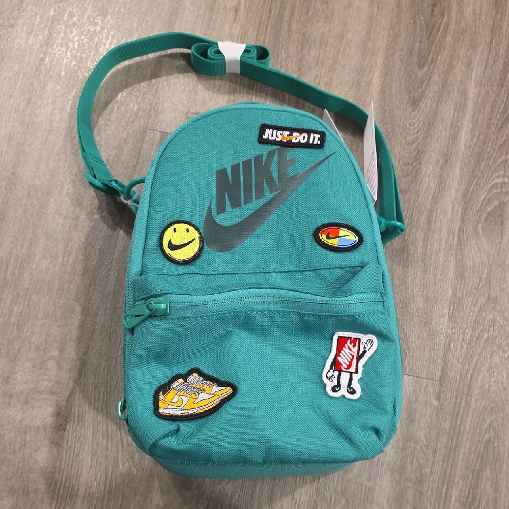 Nike Green Bag with Patches